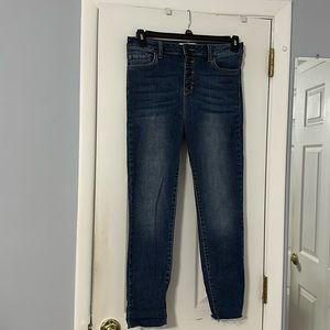 CJLA Jeans - button fly, raw hem, size 11 - great condition